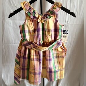 Chaps Kids Multicolor Plaid Blouse